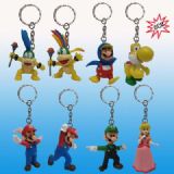super mario anime keychain