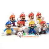 super mario anime keychain