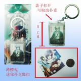 hakuoki anime keychain