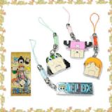 One Piece cell phone charm(4 pcs) 