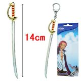 one piece anime keychain