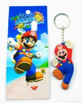 super mario anime keychain