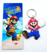 super mario anime keychain