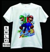 super mario anime t-shirt