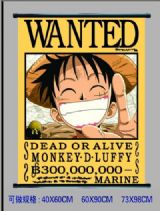 One Piece anime wallscroll