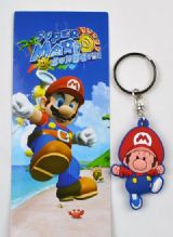 super mario anime keychain