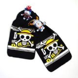 One piece anime scarf