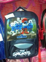 smurfs anime bag