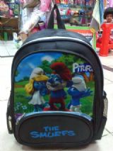 smurfs anime bag