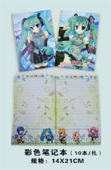 miku.hatsune anime notebook