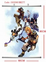 kingdom hearts Wall scroll