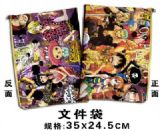 one piece anime file bag