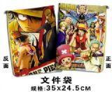 one piece anime file bag