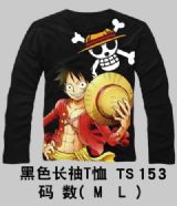 one piece anime long t-shirt