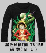one piece anime long t-shirt