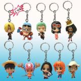 one piece anime keychain