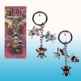 one piece anime keychain