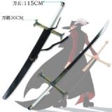 One Piece Mihawk`s weapon(metal)
