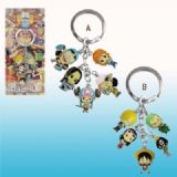 one piece anime keychain