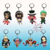 one piece anime keychain
