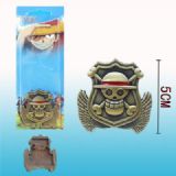 one piece anime brooch
