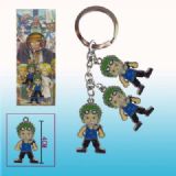 one piece anime keychain
