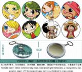 One Piece Mirror Key Chain