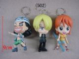 one piece anime keychain