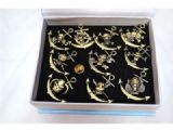 one piece anime brooch set