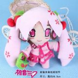miku.hatsune anime plush doll