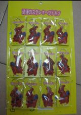 spiderman anime keychain