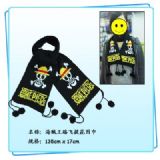 One Piece Luffy Skull Jacquard Scaft