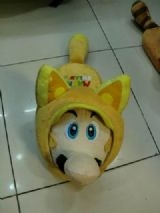 super mario anime plush slipper