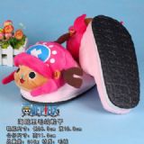 One Piece Chopper Plush Slippers