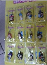 one piece anime keychain set