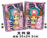 One Piece anime file bag