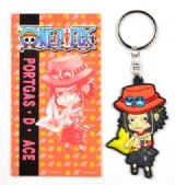one piece anime ace keychain