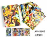 one piece anime postcard