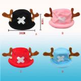 one piece anime plush cap