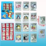 one piece anime brooch set