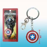 captain america anime keychain