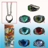 hitman reborn anime ring necklace