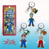 super mario anime keychain