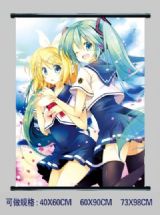 miku.hatsune anime wallscroll