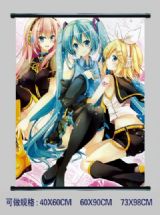 miku.hatsune anime wallscroll