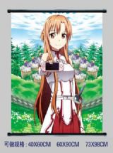 Sword Art Online anime wall scroll