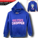 One Piece anime Thick Cotton Hooded Sweater(size M