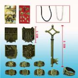 attack on titan anime weapon set