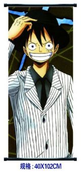 One Piece anime wall scroll