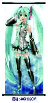Miku.Hatsune anime wallscroll